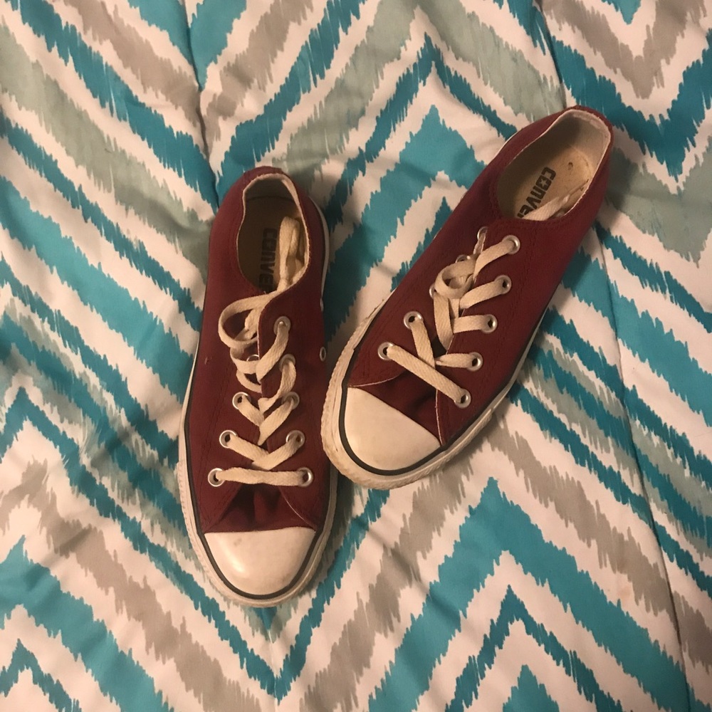 Maroon Converses
